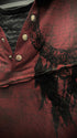 In The Attic Double Layered Zipper Poem Polo Shirt - wintexarchive