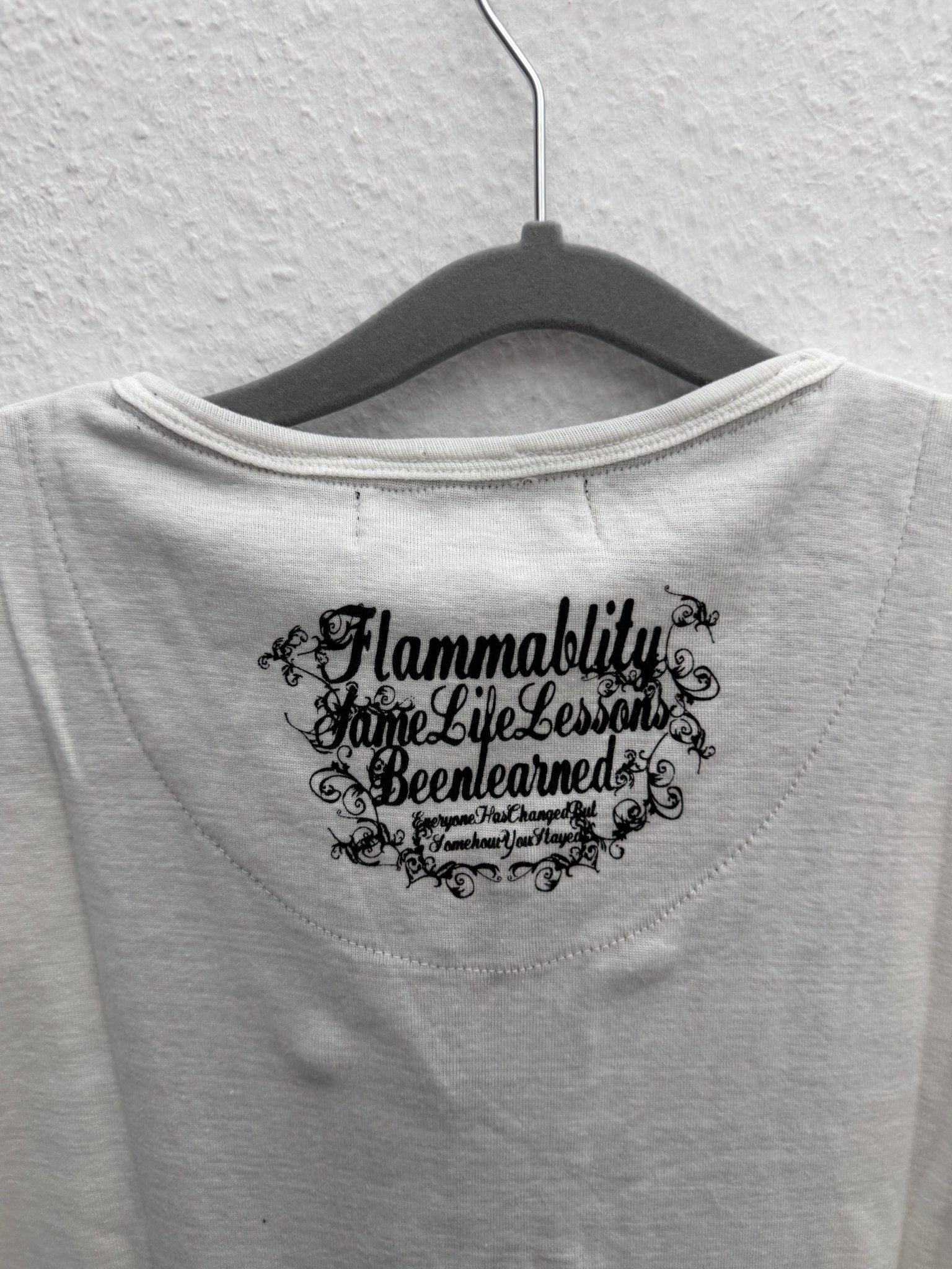 In The Attic Laced Up Double Layer Poem Shirt - wintexarchive