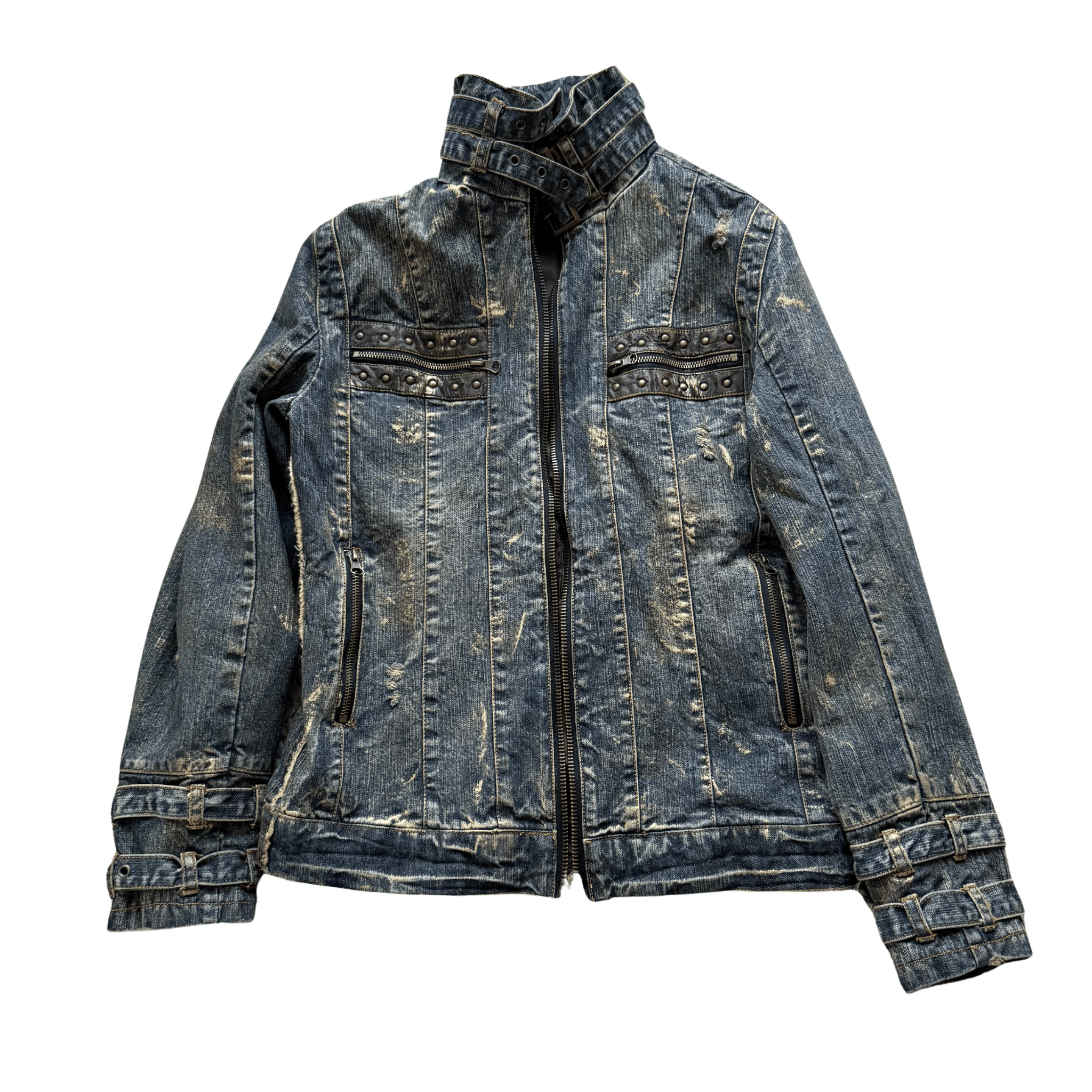 In the attic mud washed fur jacket - wintexarchive