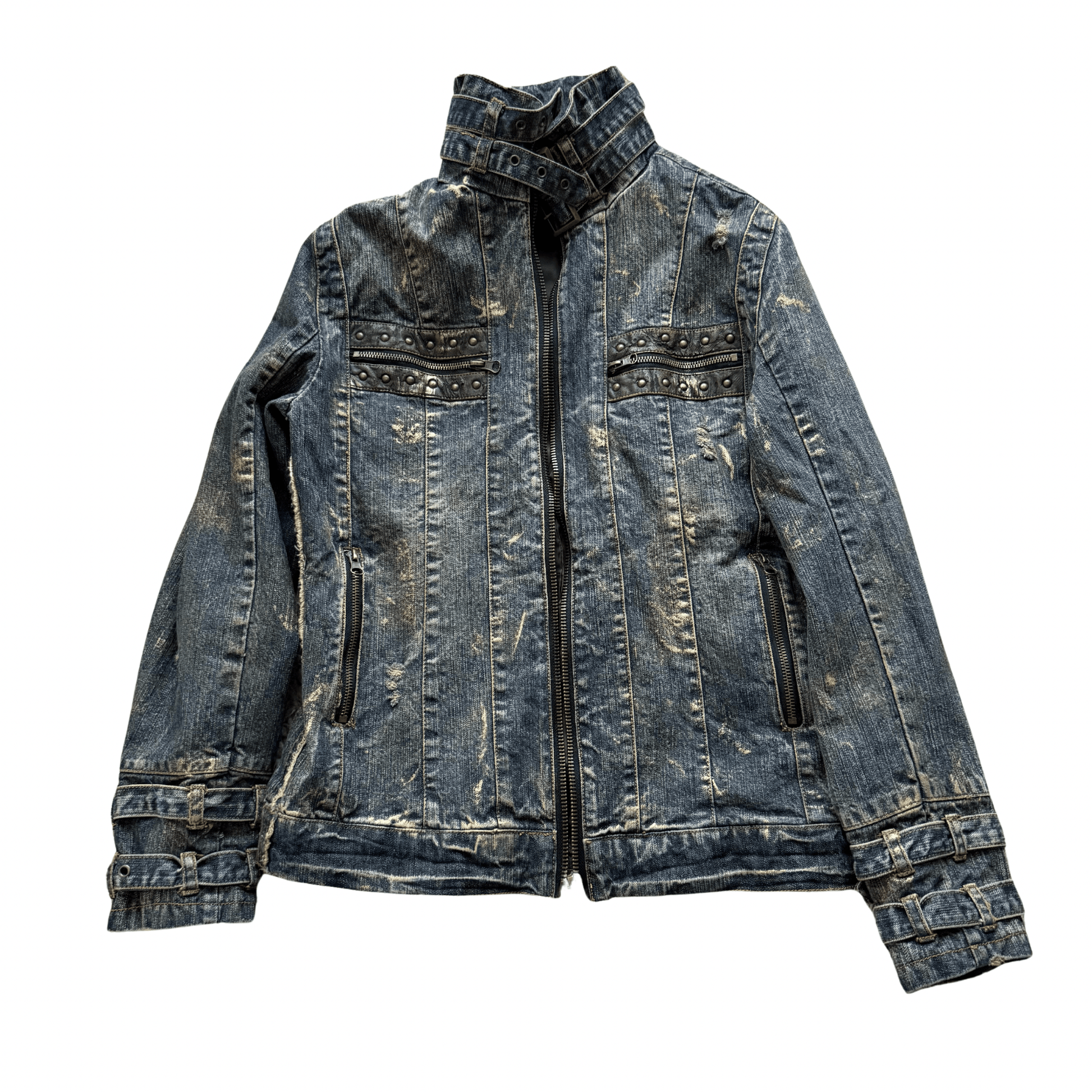 In the attic mud washed fur jacket - wintexarchive
