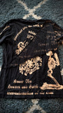 In The Attic Skull Slashed Shirt - wintexarchive