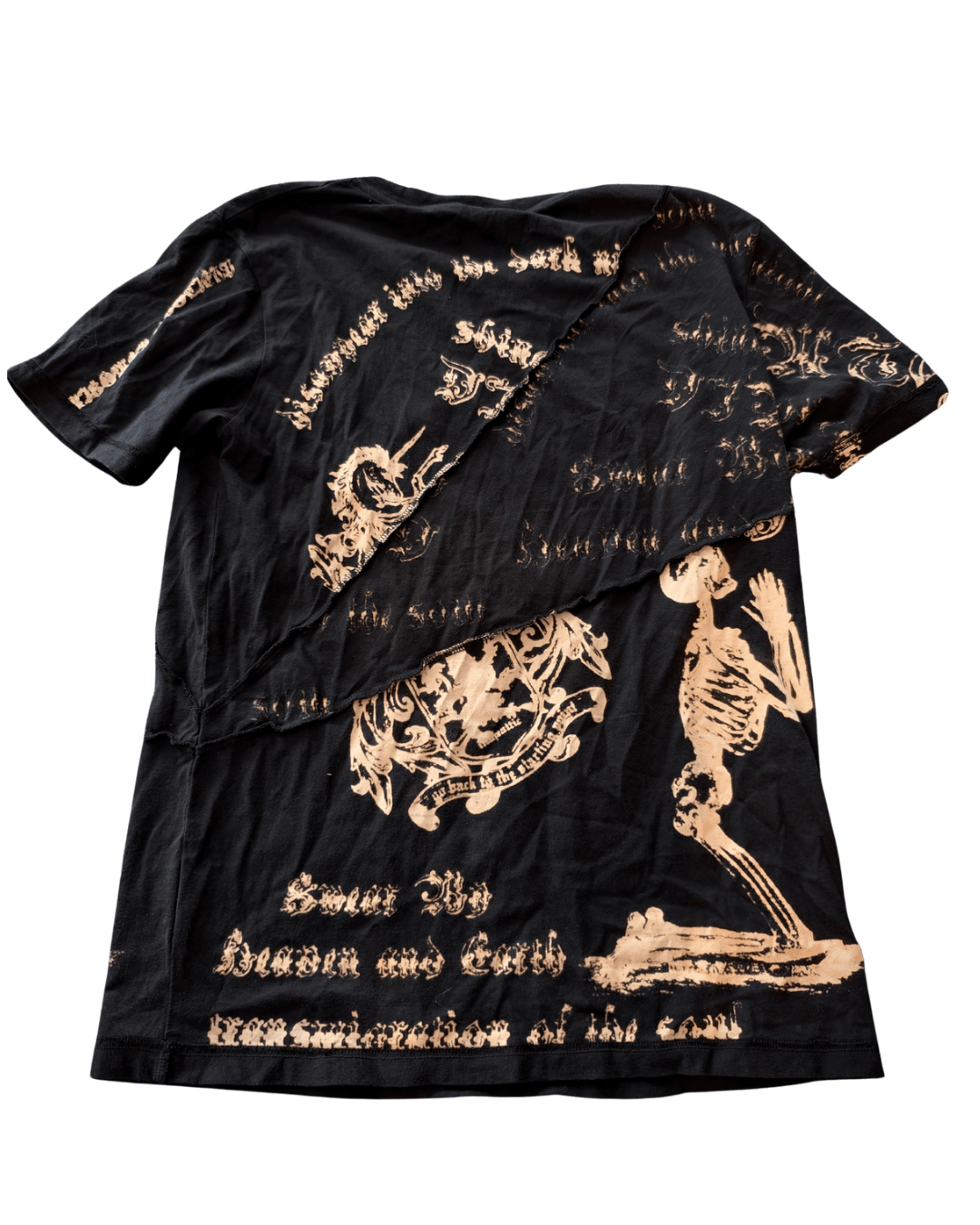 In The Attic Skull Slashed Shirt - wintexarchive