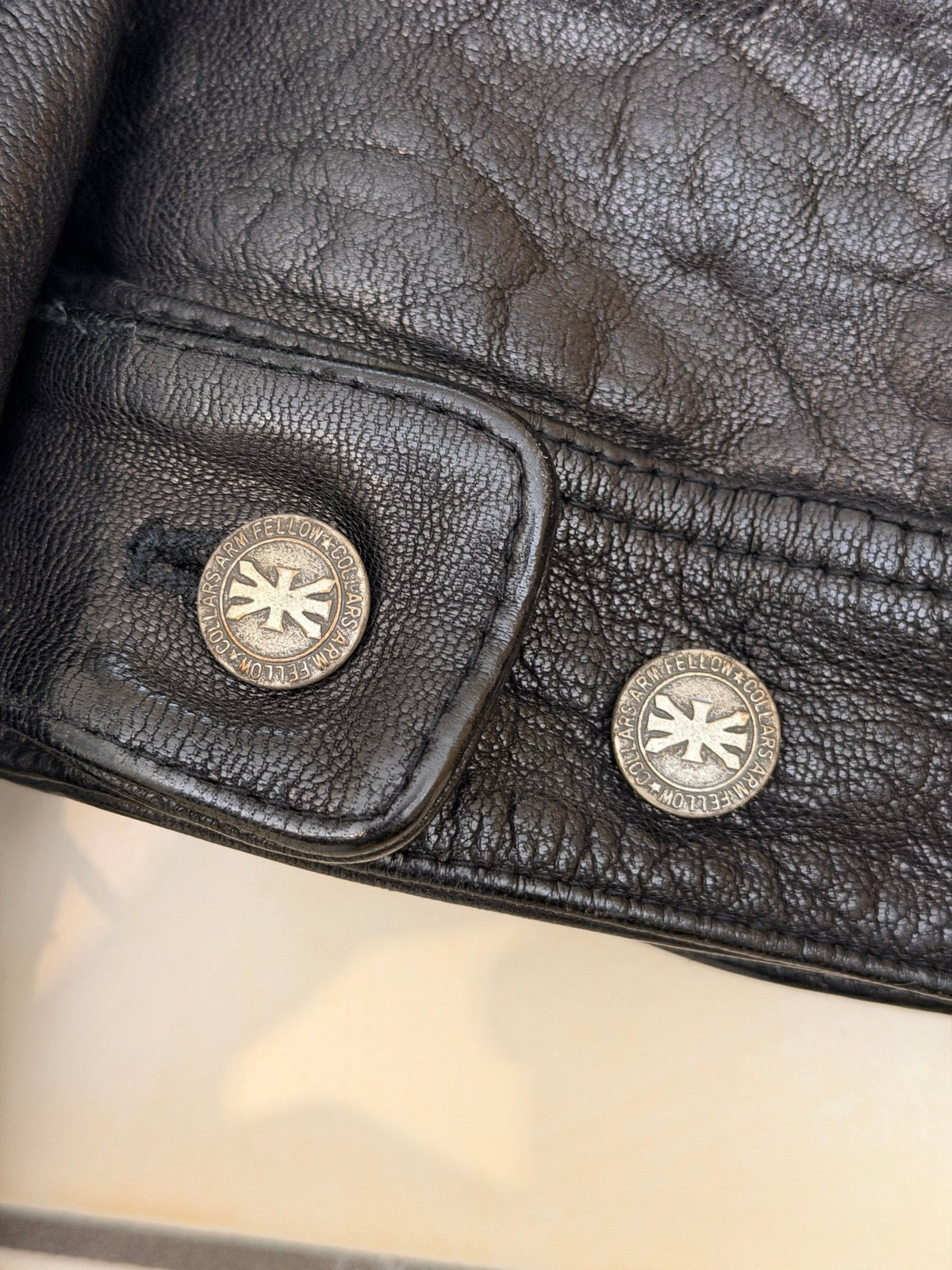 Jack Rose 00‘s Crow Collar Skull Leather Jacket - wintexarchive