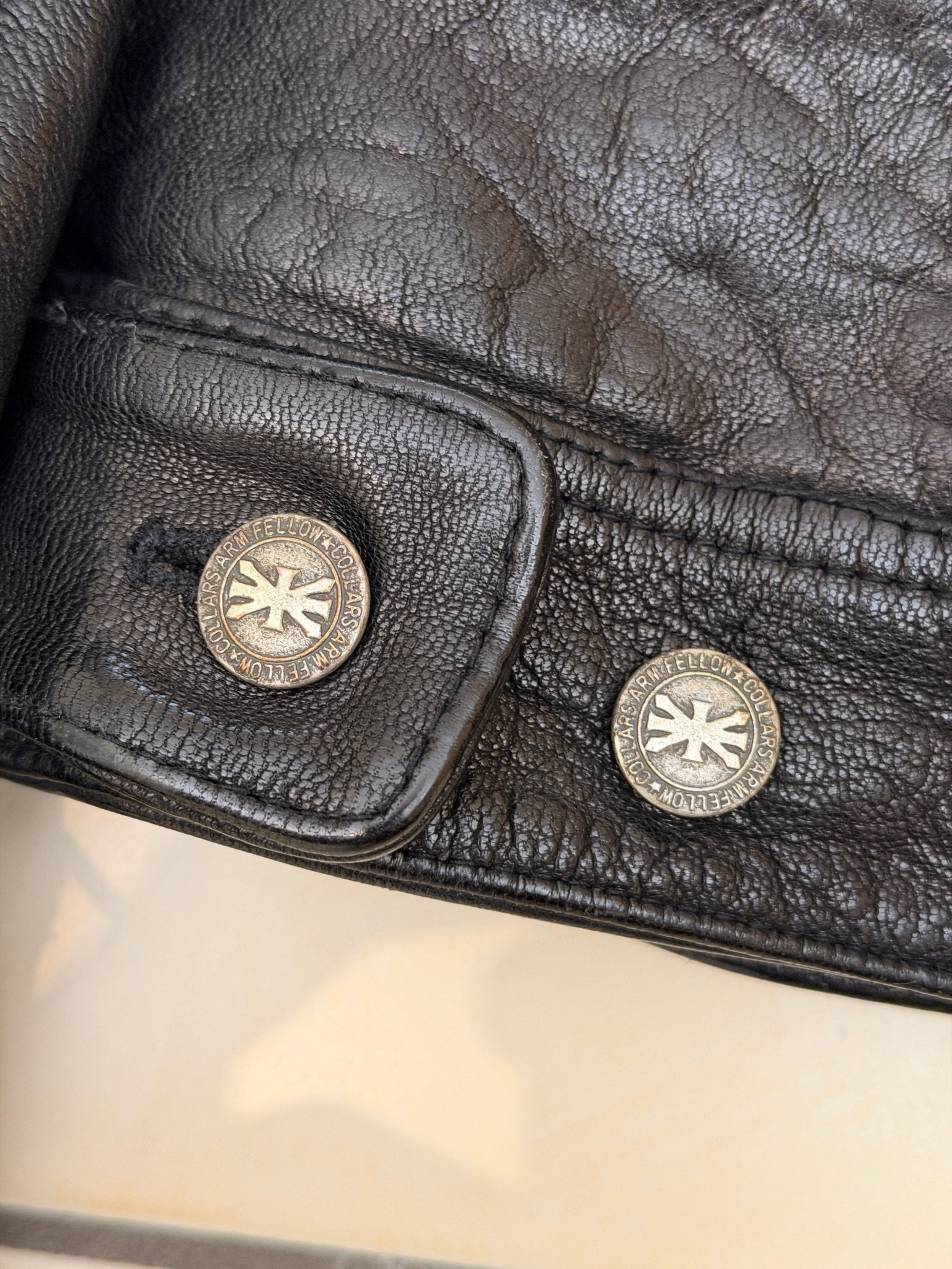 Jack Rose 00‘s Crow Collar Skull Leather Jacket - wintexarchive