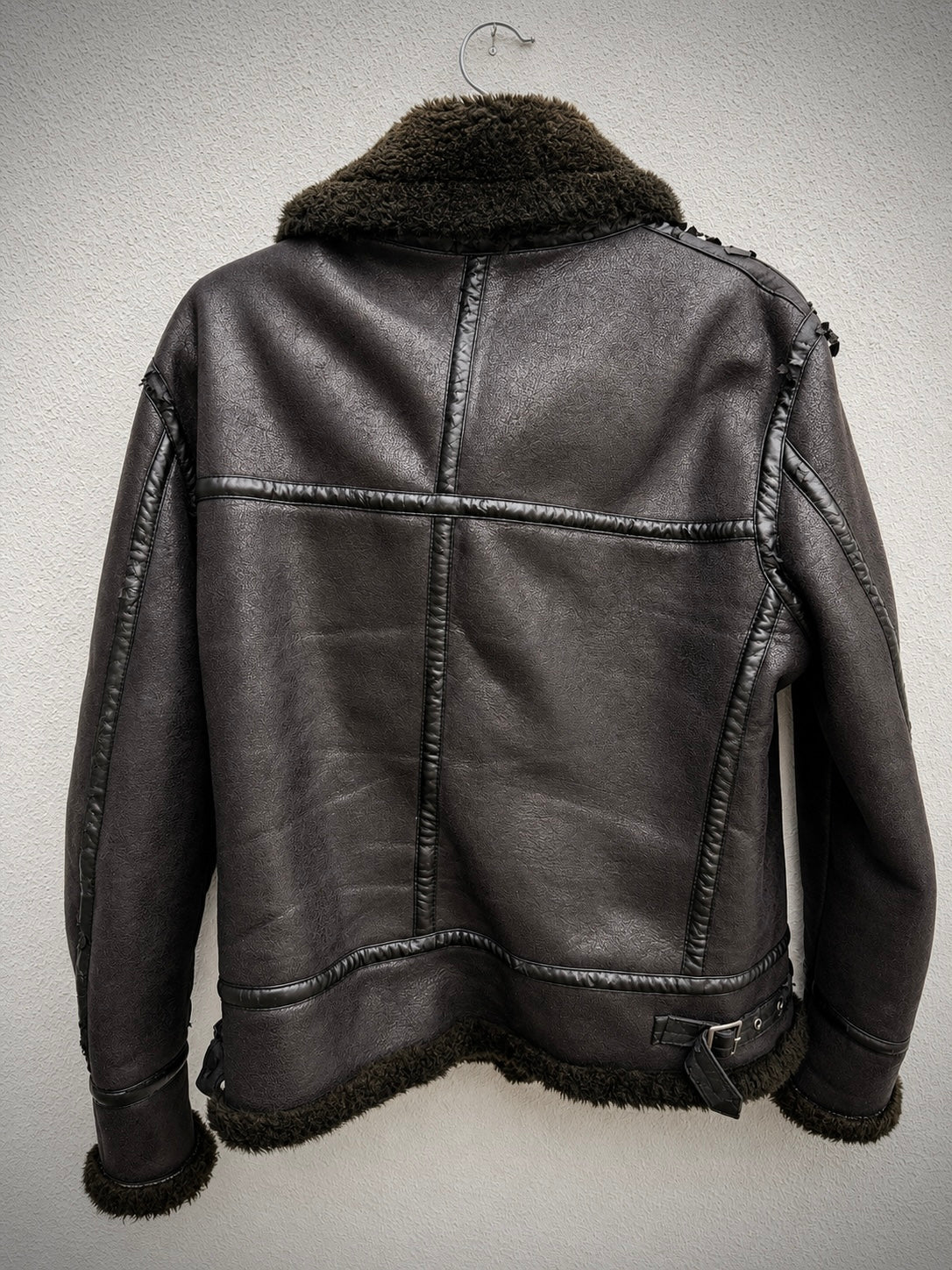 Jack Rose Cracked Wax Fur Jacket - wintexarchive