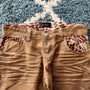 La Gate Clawmark Giraffe Bootcut Pants - wintexarchive