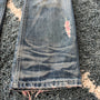 Lagust Skull Patch Bootcut Pants - wintexarchive