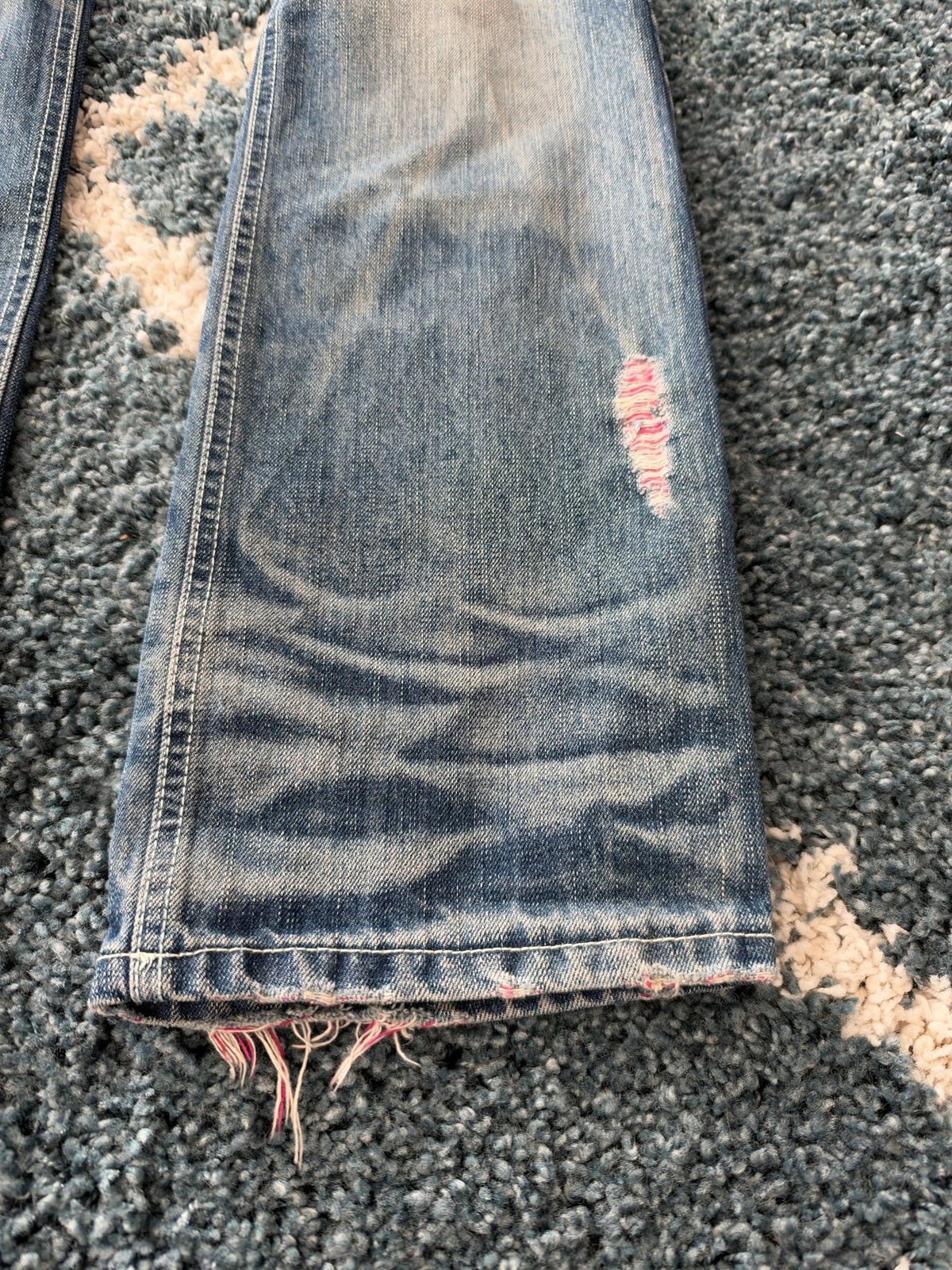 Lagust Skull Patch Bootcut Pants - wintexarchive