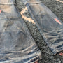 Lagust Skull Patch Bootcut Pants - wintexarchive