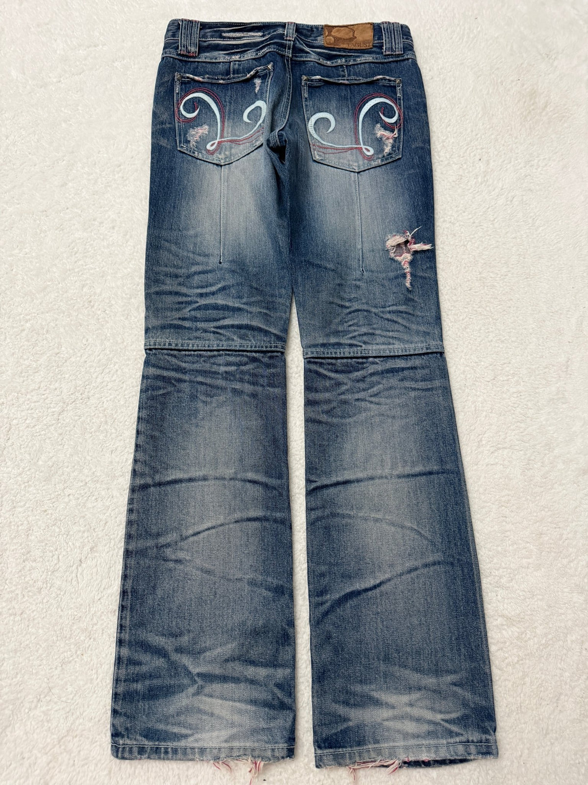 Lagust Studded Flamingo Bootcut Pants - wintexarchive