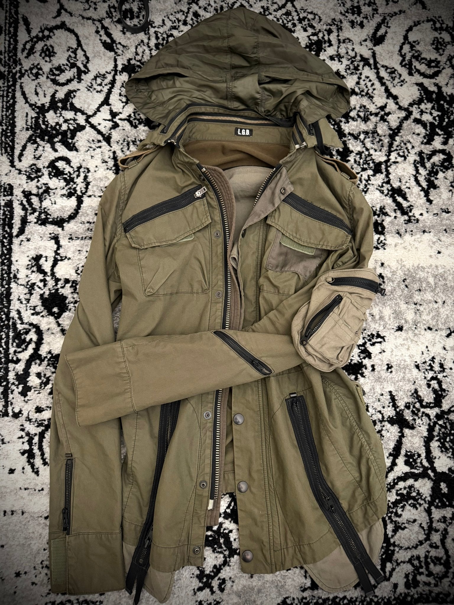 L.G.B. Backzipp 3D Pockets Jacket - wintexarchive
