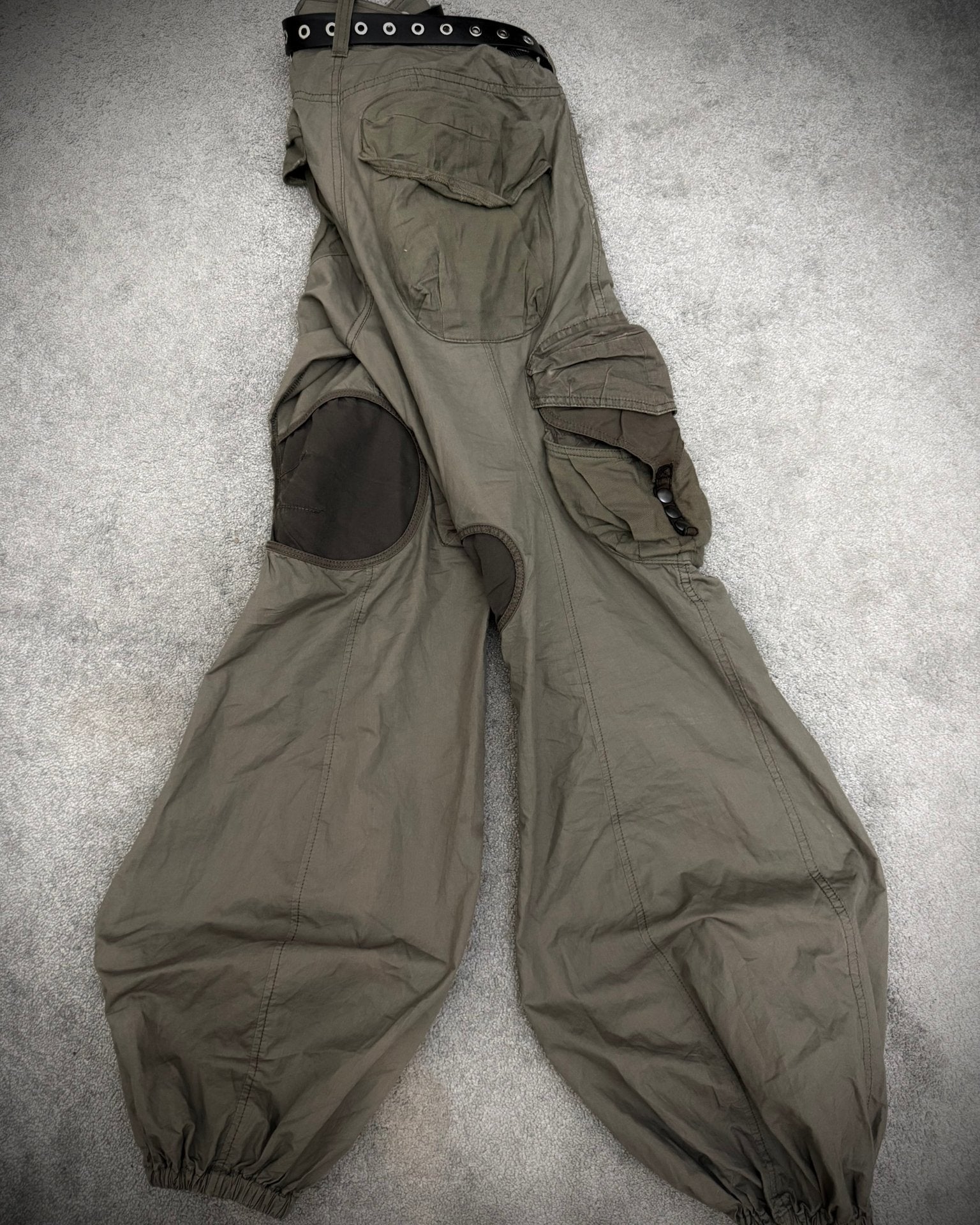 L.G.B. Banana Parachute Cargo Suspender pants - wintexarchive