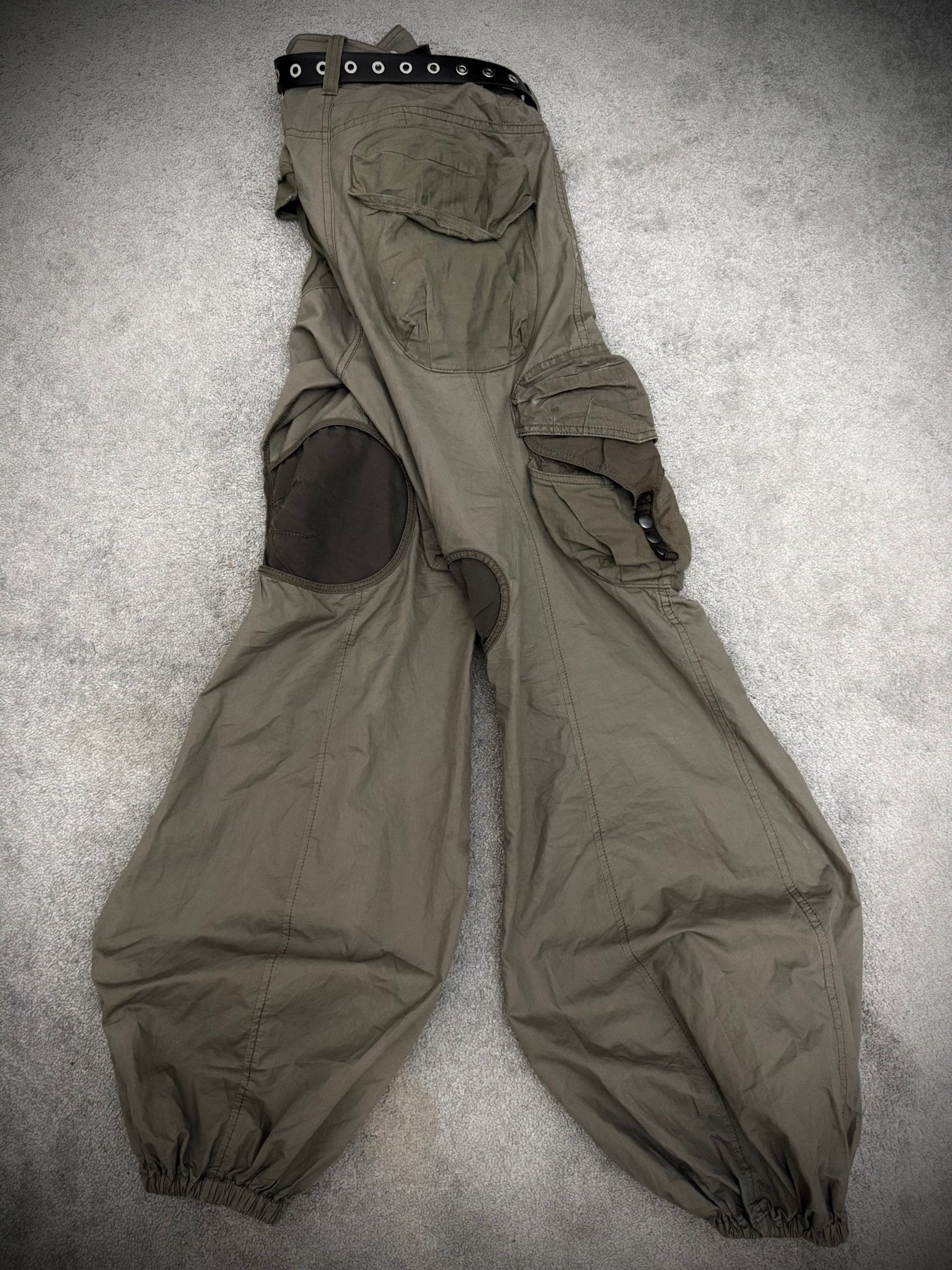L.G.B. Banana Parachute Cargo Suspender pants - wintexarchive
