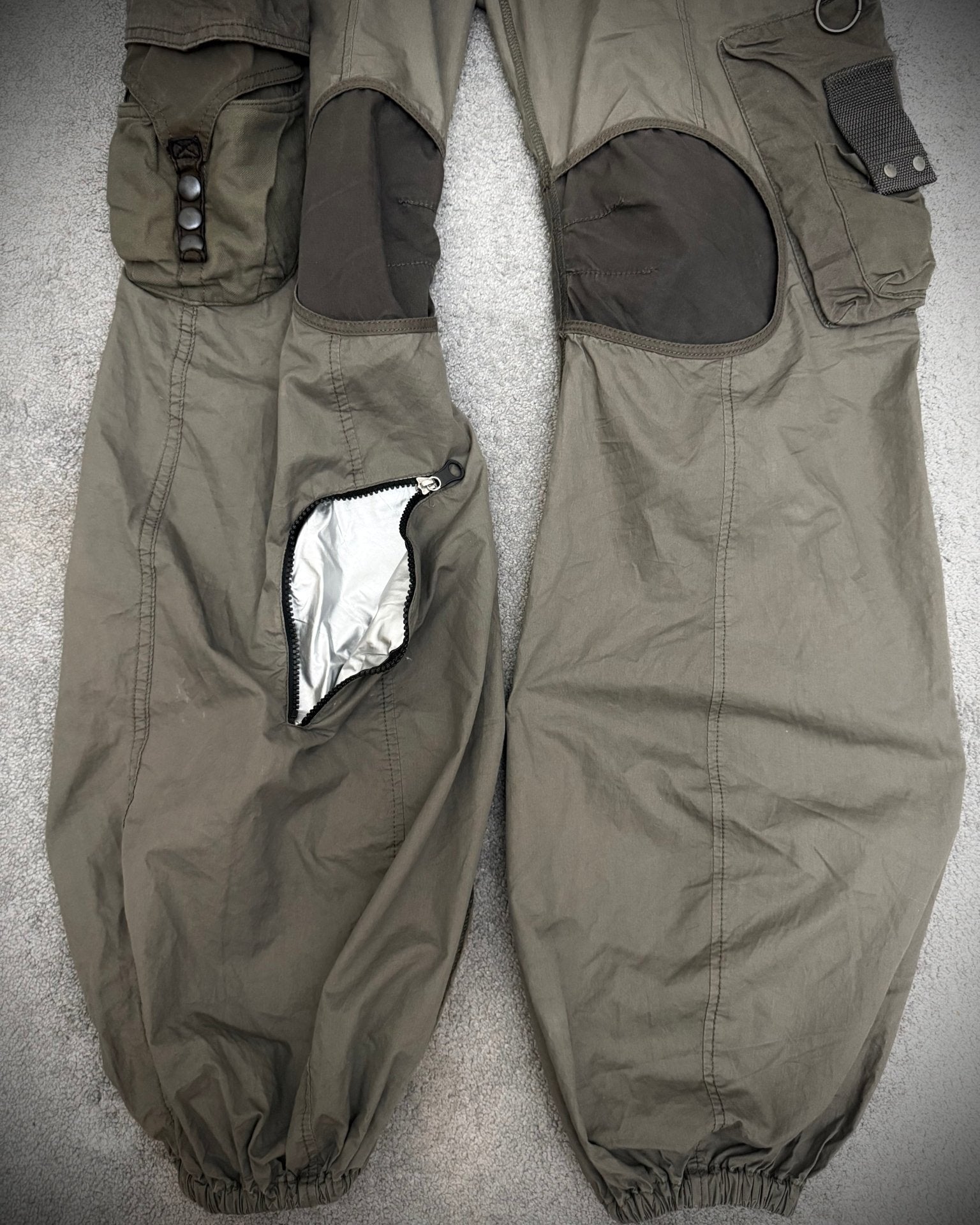 L.G.B. Banana Parachute Cargo Suspender pants - wintexarchive