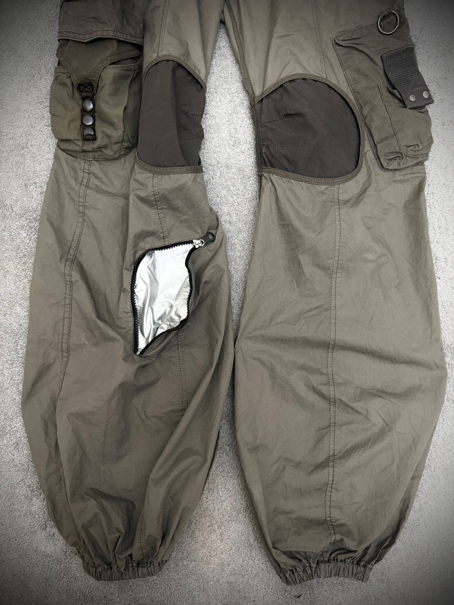 L.G.B. Banana Parachute Cargo Suspender pants - wintexarchive