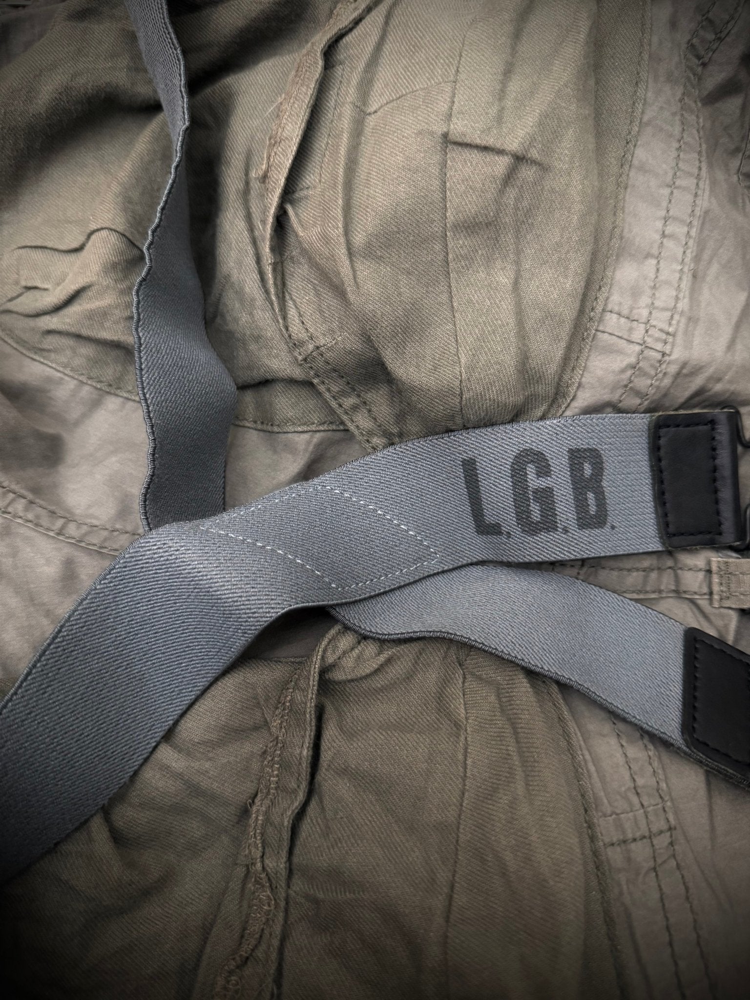 L.G.B. Banana Parachute Cargo Suspender pants - wintexarchive