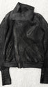 L.G.B NightHawk Asymetrical Cracked Waxed Jacket - wintexarchive