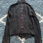 L.G.B. Waxed Glitter Rider Jacket - wintexarchive