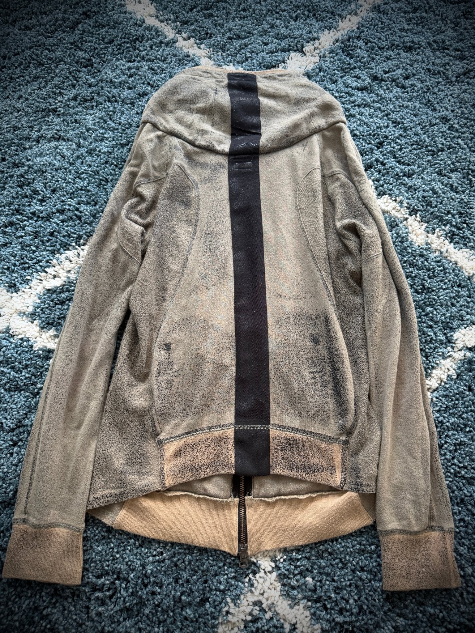 L.G.B. Waxed Glitter Sandstorm Bono Jacket - wintexarchive