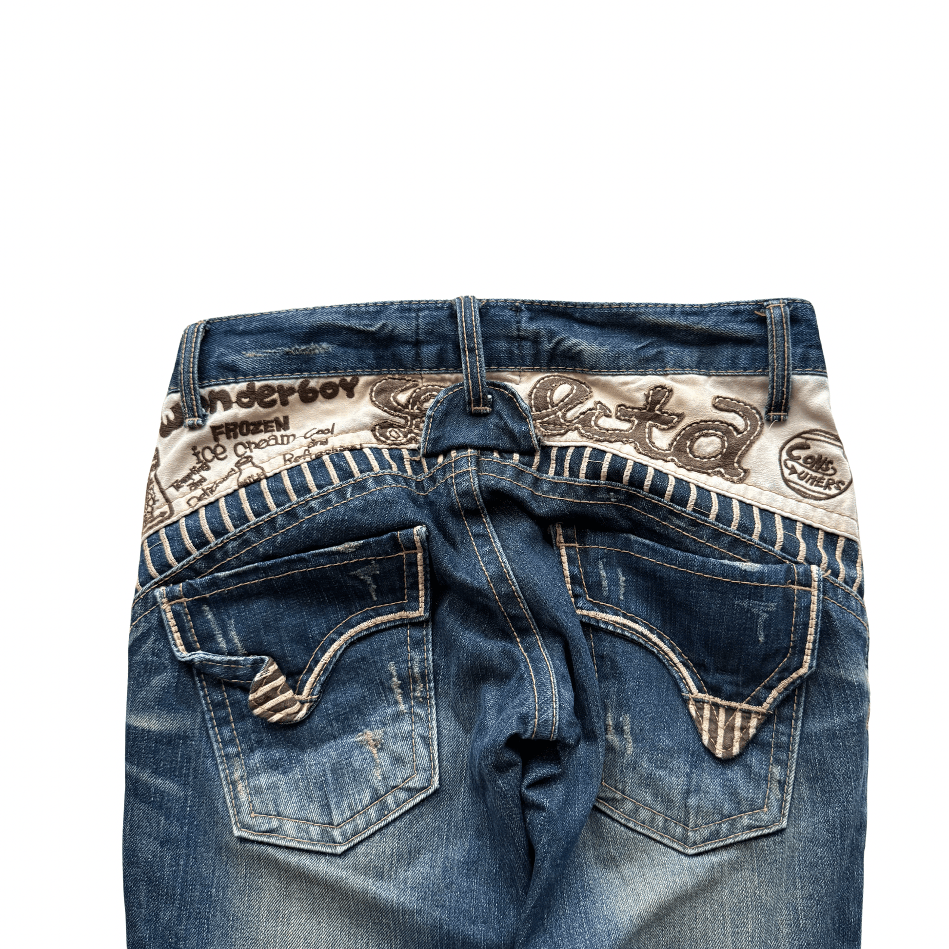 Lolita Clawmark Backprint Denim - wintexarchive
