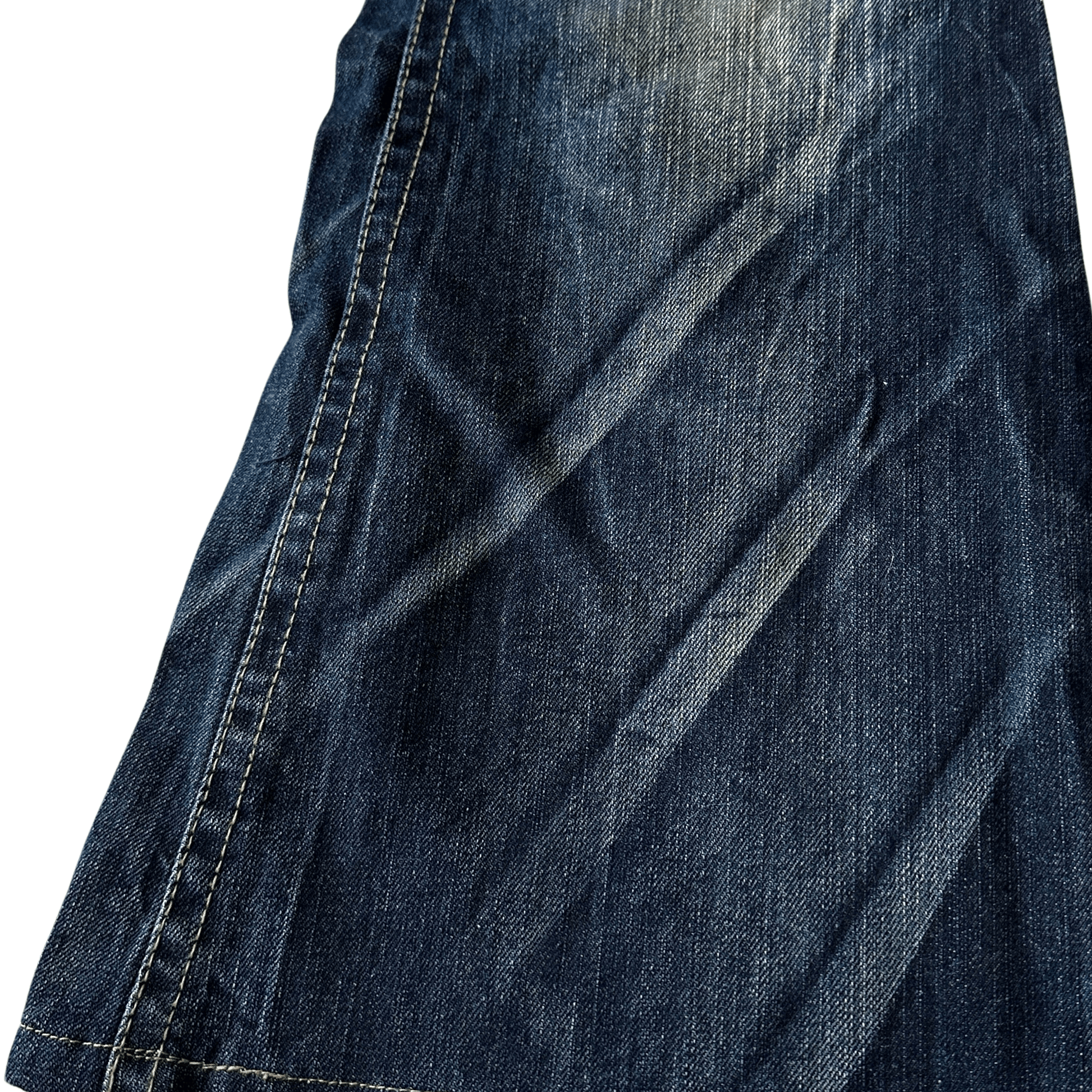 Lolita scar stitched Flared denim - wintexarchive