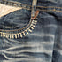Lolita whiskers washed flared denim - wintexarchive