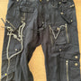 Midas 00‘s „4 x Laces“ Chained Flared Pants - wintexarchive