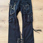 Midas 00‘s „4 x Laces“ Chained Flared Pants - wintexarchive