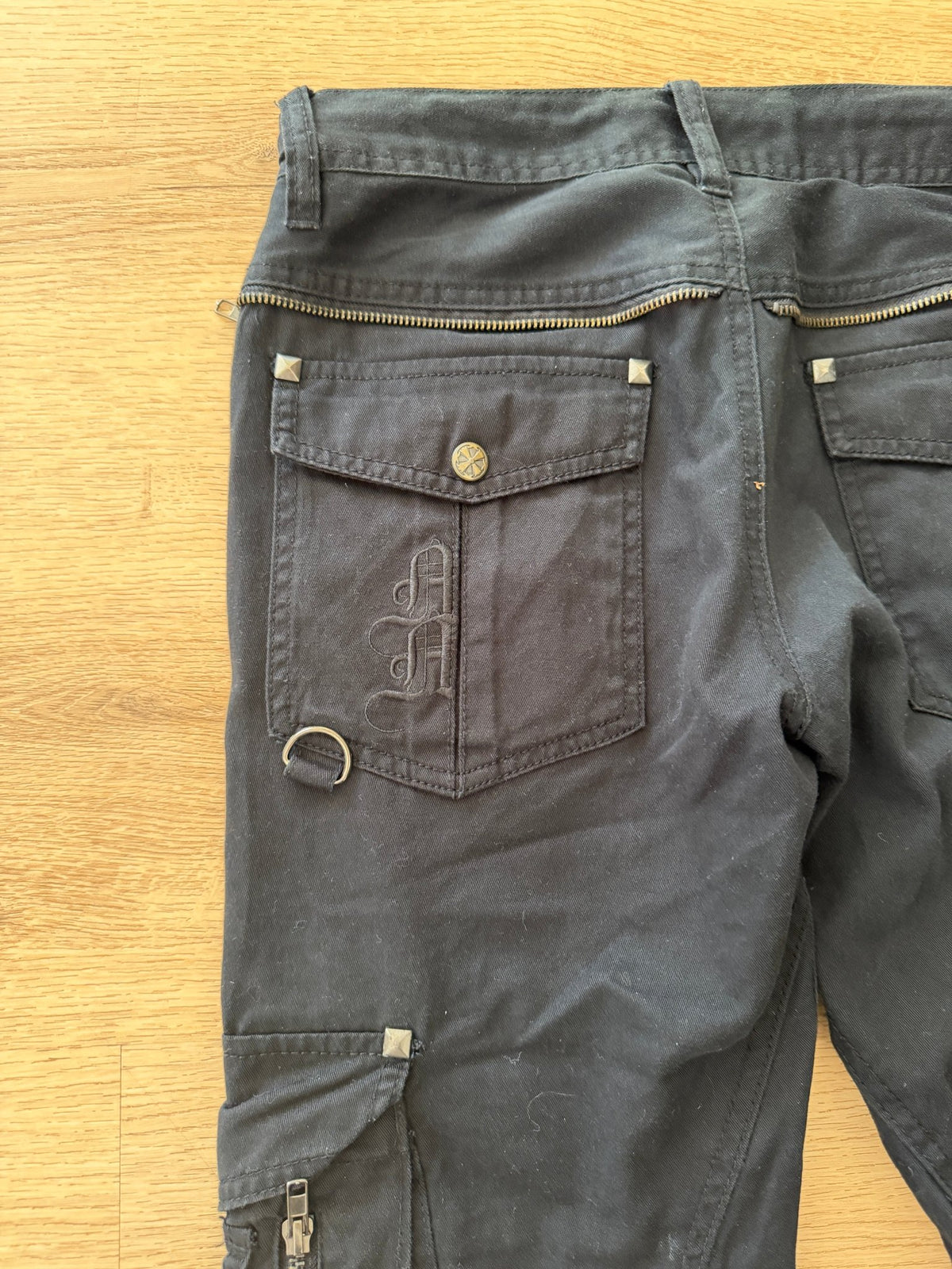 Midas 00‘s „4 x Laces“ Chained Flared Pants - wintexarchive