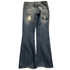 Midas Distressed Flared Denim - wintexarchive