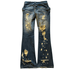 Midas Double Waisted Distressed Denim - wintexarchive
