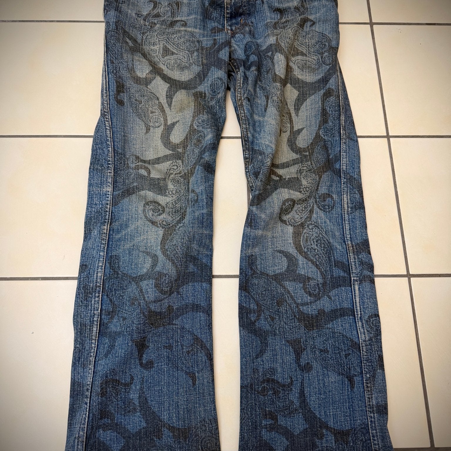Nicole Club Leopard Tribe Bootcut Pants - wintexarchive