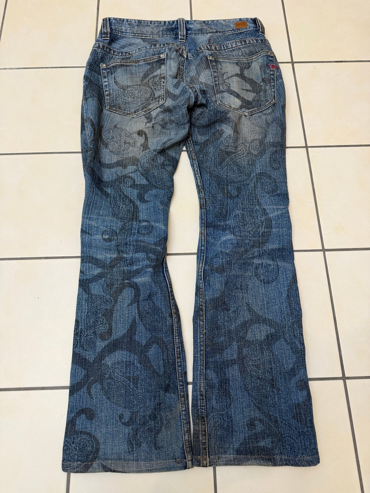 Nicole Club Leopard Tribe Bootcut Pants - wintexarchive