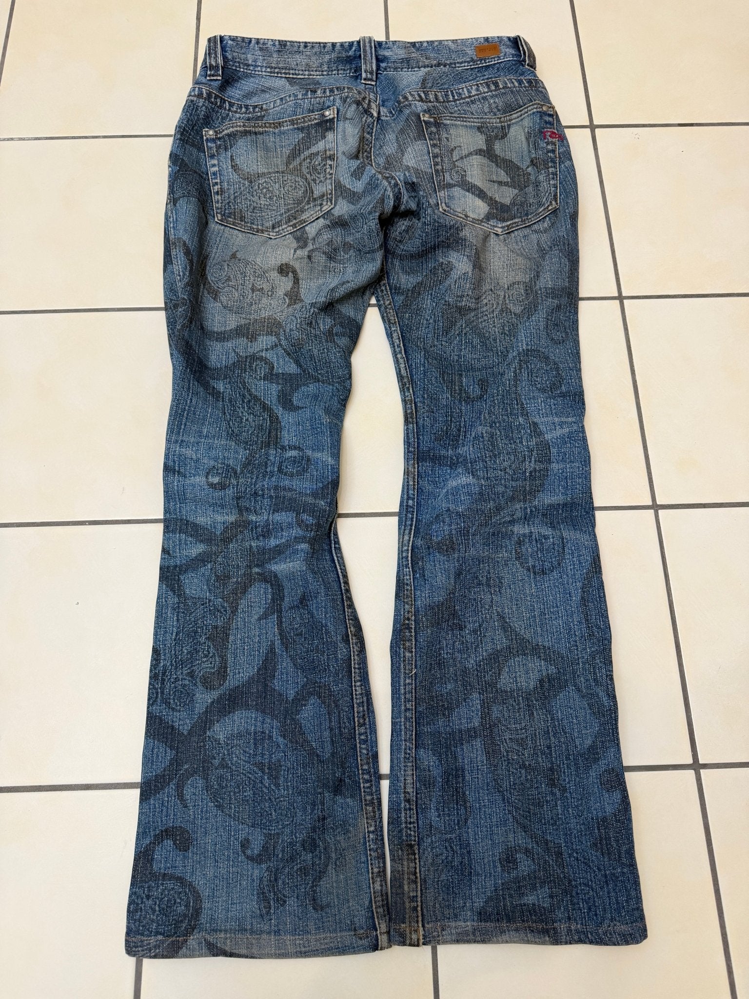 Nicole Club Leopard Tribe Bootcut Pants - wintexarchive