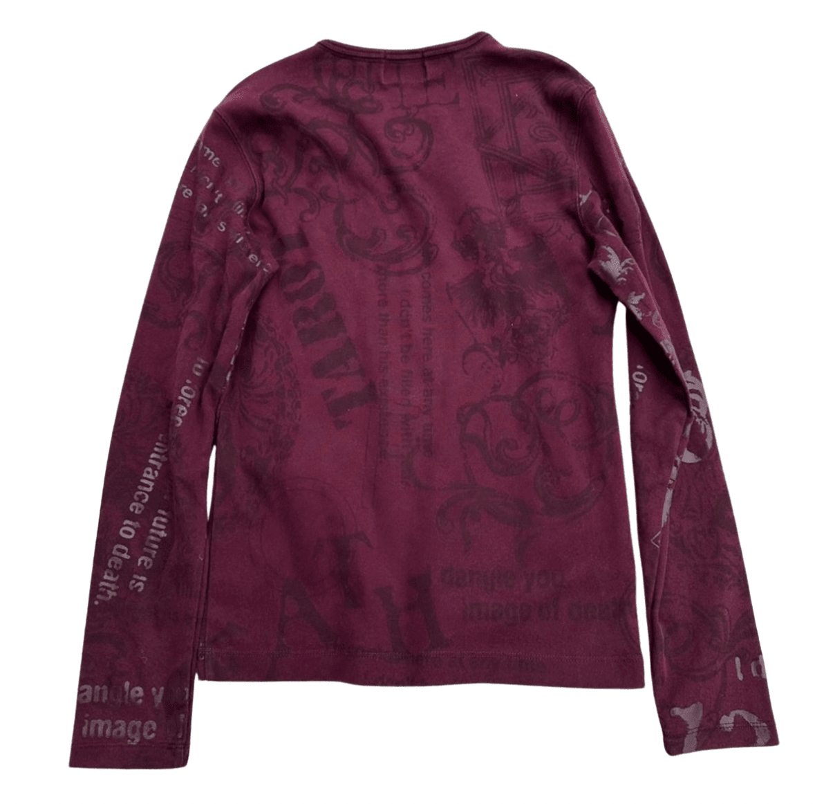 Nicole Club Red Tattoo Tribal Longsleeve - wintexarchive