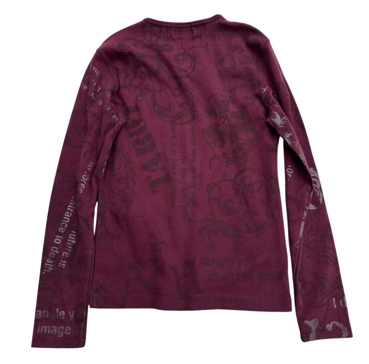 Nicole Club Red Tattoo Tribal Longsleeve - wintexarchive