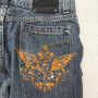 Nicole Club Splattered Patch Flared Pants - wintexarchive