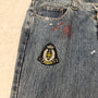 Nicole Club Splattered Patch Flared Pants - wintexarchive