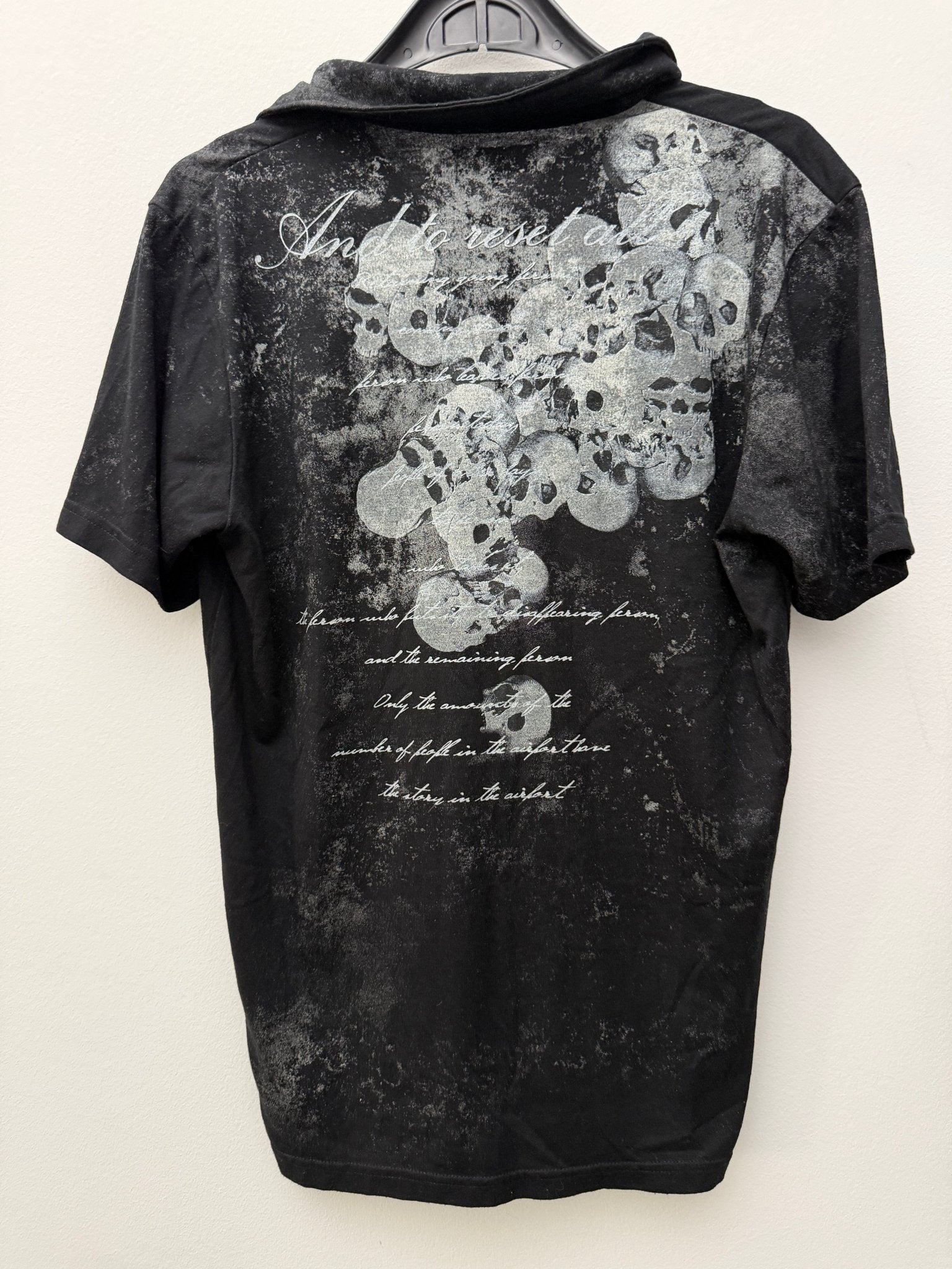 No Nukes Skull Poem Polo Shirt - wintexarchive