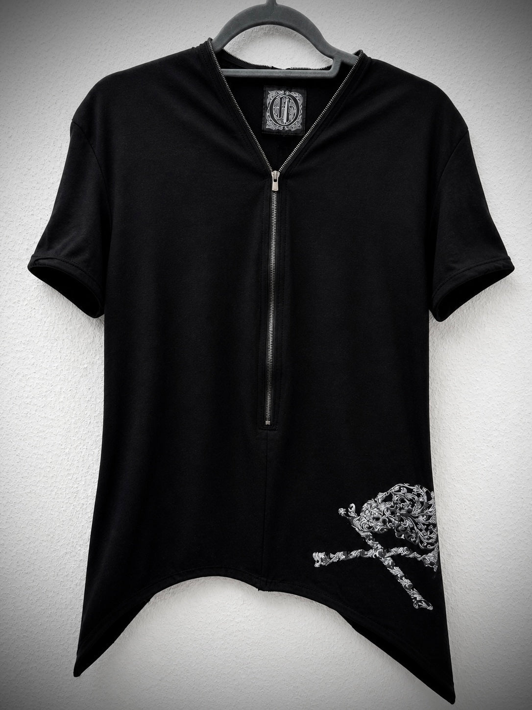 Obelisk Asymmetrical Skull Shirt - wintexarchive