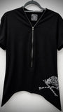 Obelisk Asymmetrical Skull Shirt - wintexarchive