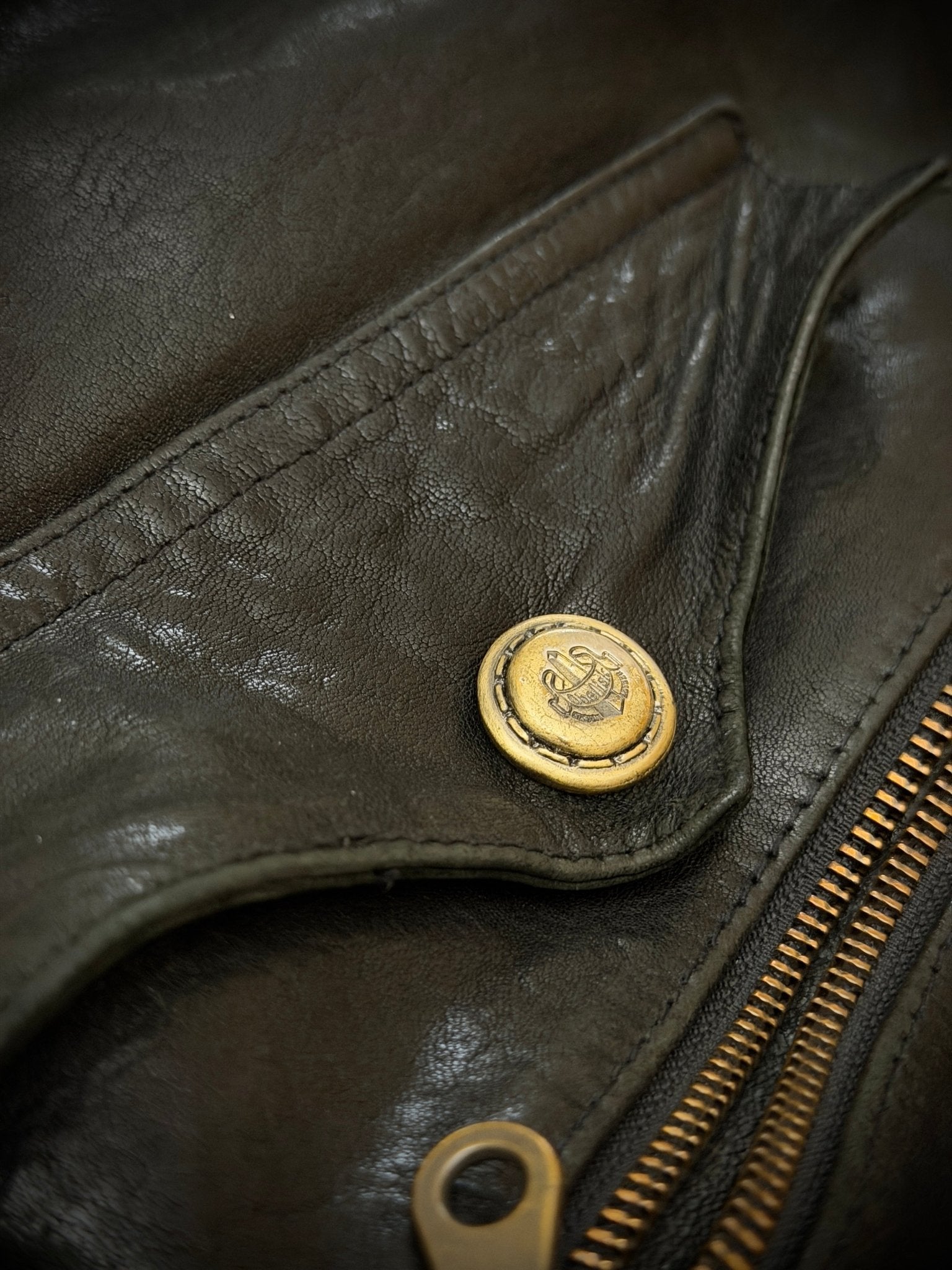 Obelisk Zebra Inline Fur Leather Jacket - wintexarchive