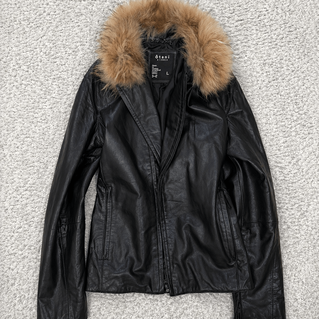 Otani Hikaku Fur Leather Jacket - wintexarchive