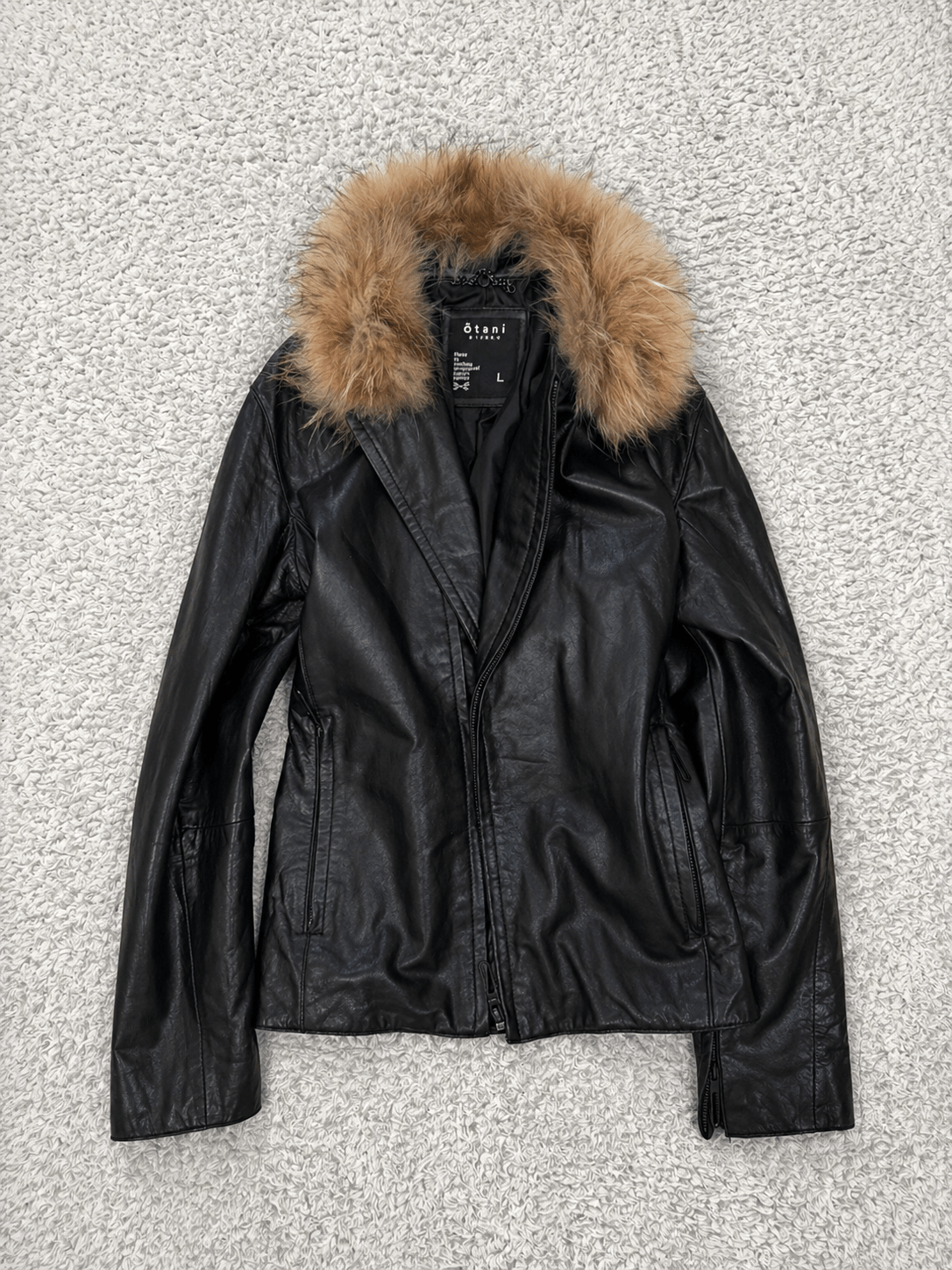 Otani Hikaku Fur Leather Jacket - wintexarchive