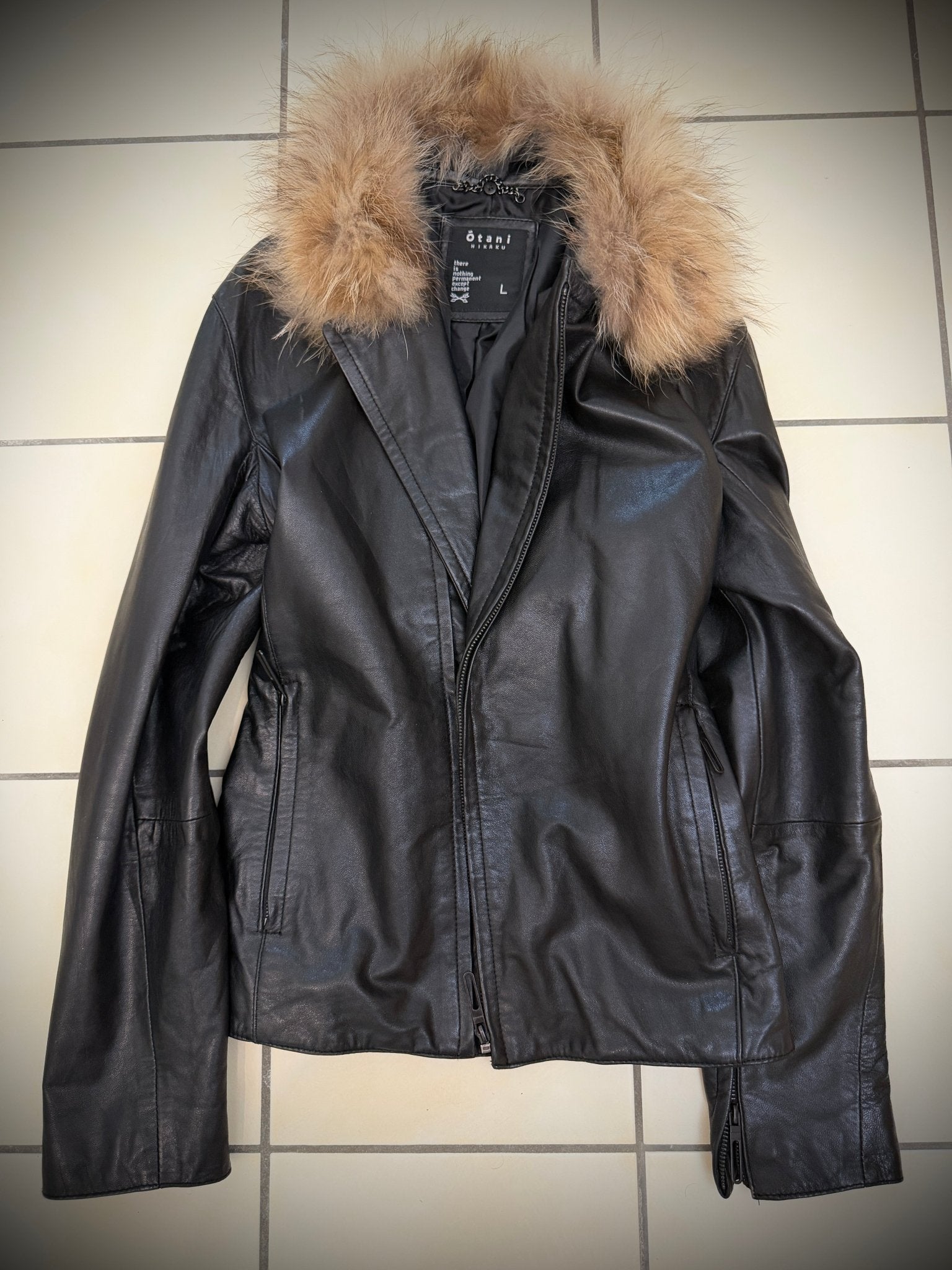 Otani Hikaku Fur Leather Jacket - wintexarchive