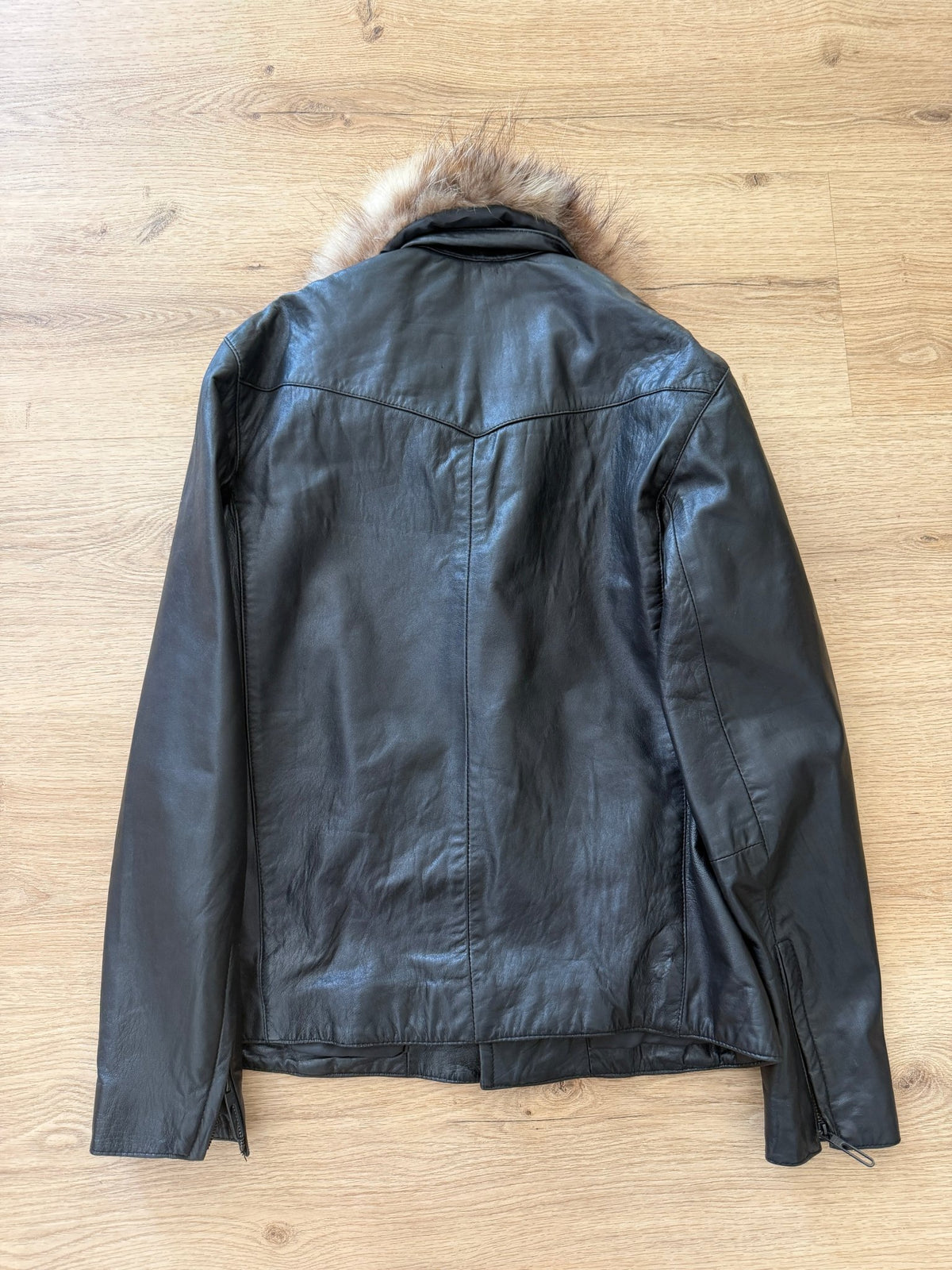 Otani Hikaku Removable Fur Leather Jacket - wintexarchive