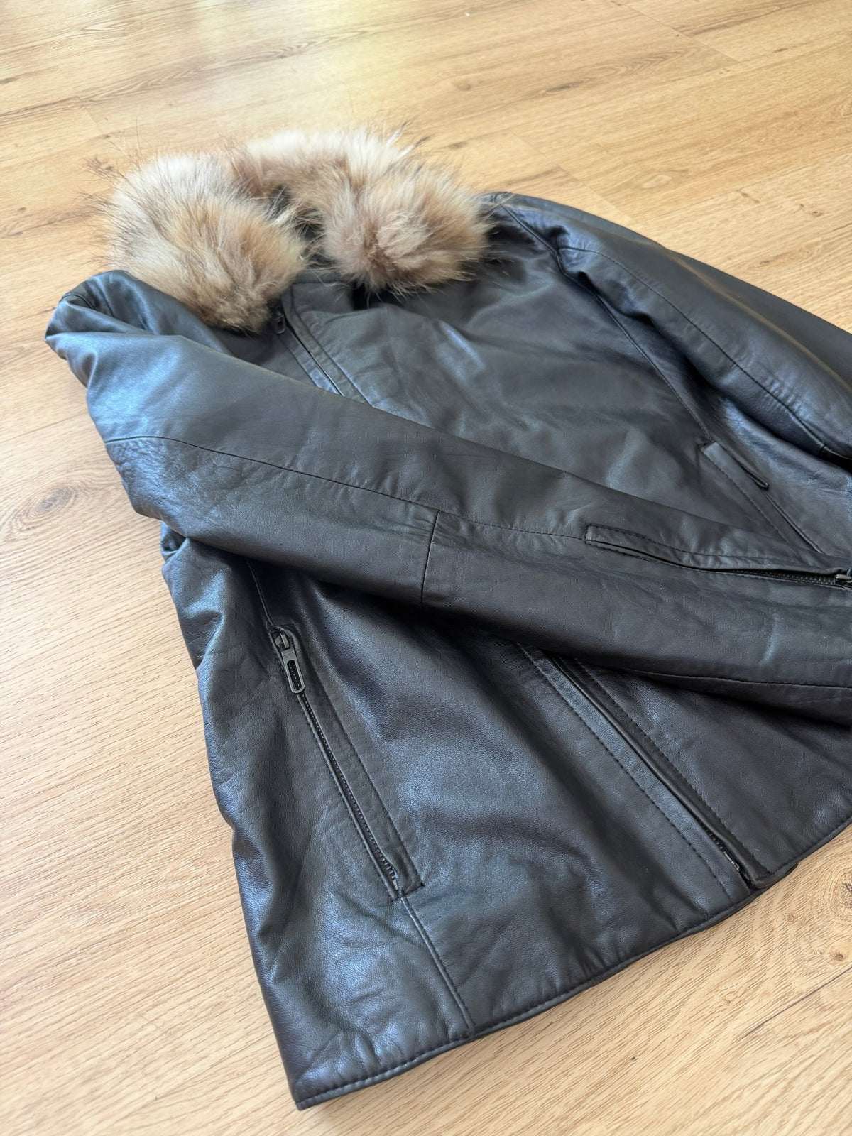 Otani Hikaku Removable Fur Leather Jacket - wintexarchive