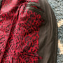 Roen Leopard Infusion Hybrid Leather Puffer Jacket - wintexarchive