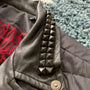 Roen Leopard Infusion Hybrid Leather Puffer Jacket - wintexarchive