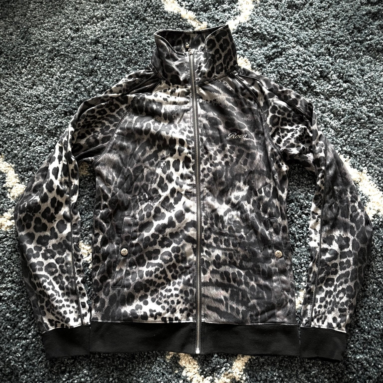 Roen Leopard Track Jacket - wintexarchive